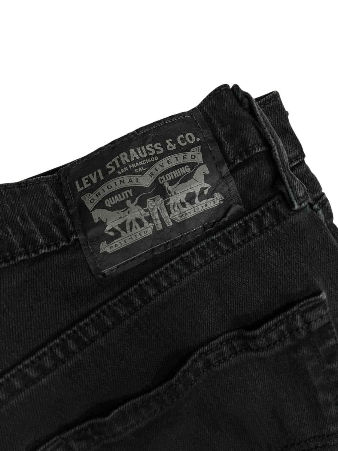 리바이스 블랙 데님 청바지 32 상품이미지2