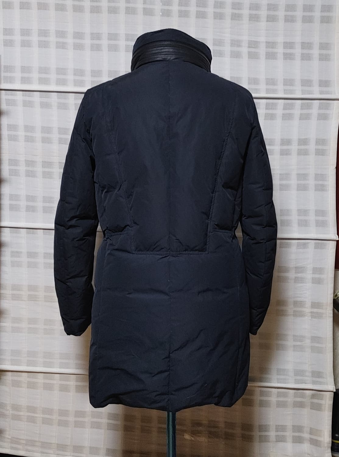 (한섬) 타임옴므 네이비 구스다운 패딩 점퍼 100 (슬림) 상품이미지2