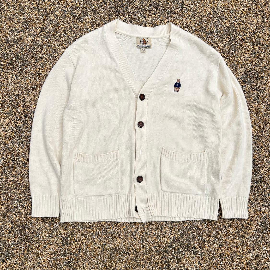 골든 베어(golden bear) 아이보리 가디건 상품이미지1