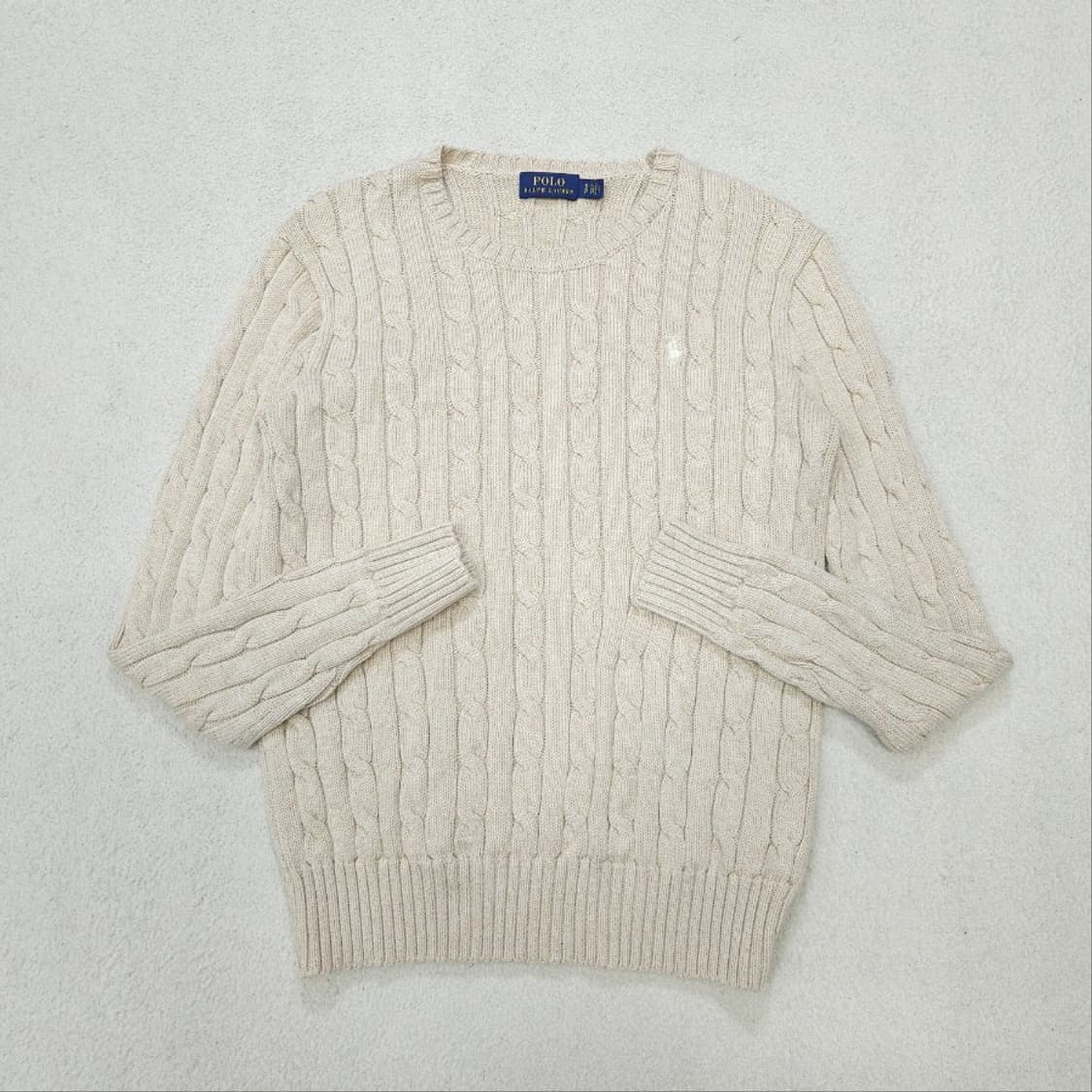 폴로 랄프 로렌 신형 케이블 니트 S 상품이미지2