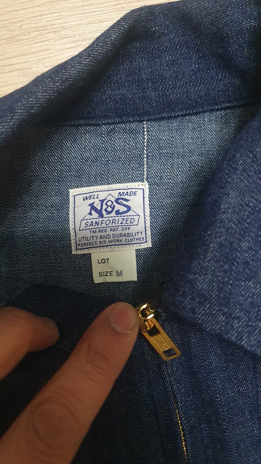 논스탁 슬럽데님 워크자켓 M 새상품 상품이미지6