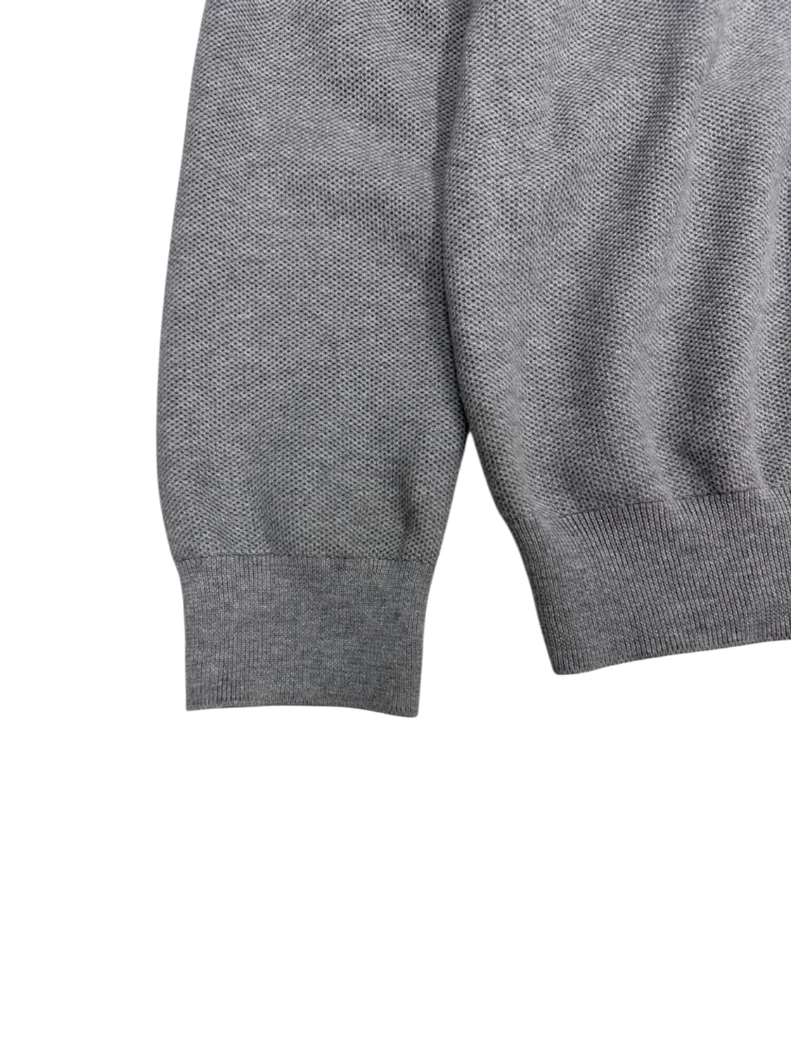 폴로 피마코튼 반집업 니트 쿨그레이 (XL~2XL) 상품이미지6