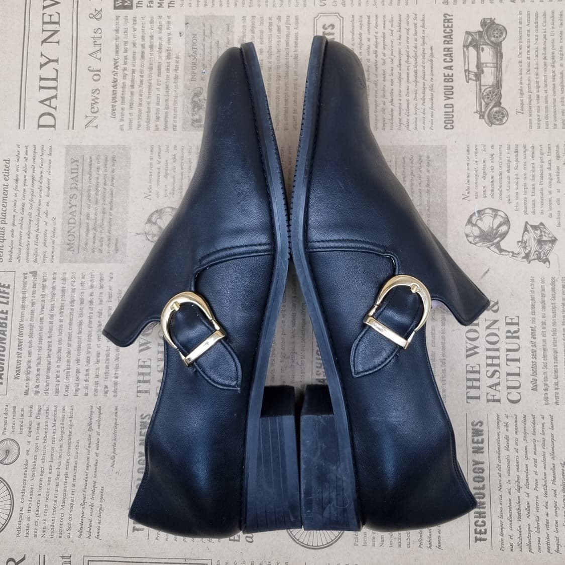 미쉘바이탠디 소가죽 옥스포드화 실사이즈245 상품이미지5