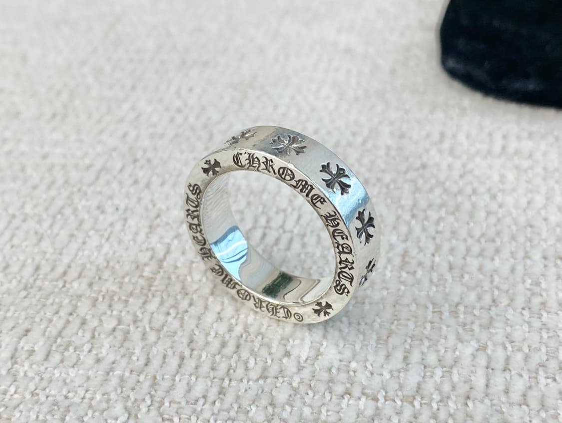 크롬하츠 스페이스 6mm 포에버링 17호 실버(컨디션굿) 상품이미지5