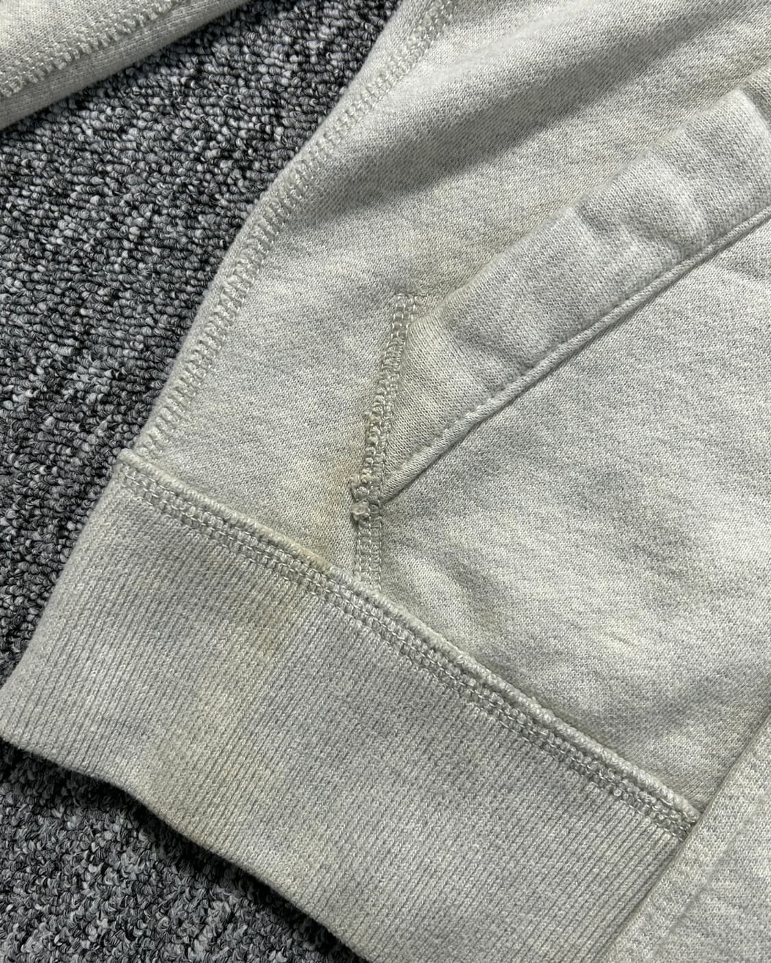 아베크롬비 멜란지그레이 버튼업 후드집업  상품이미지7