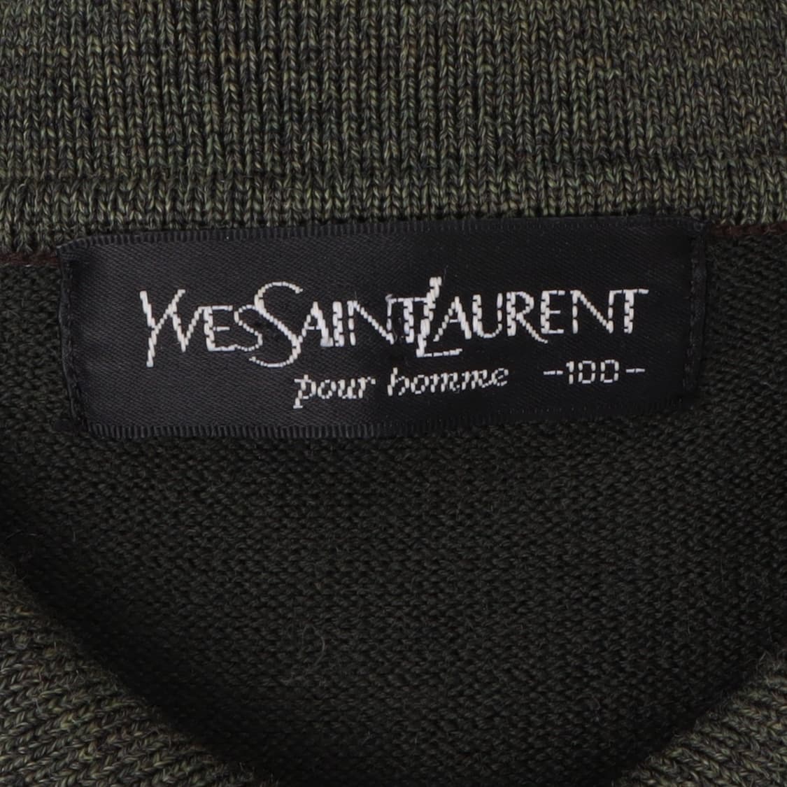 입생로랑 울 스트라이프 카라 니트 상품이미지8