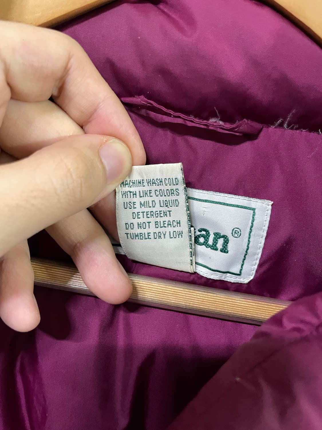 빈티지 LL Bean 엘엘빈 구스다운 푸퍼 베스트 105-110 상품이미지5