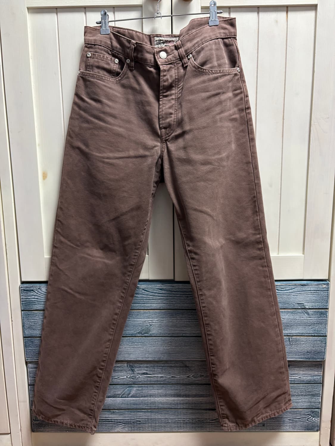 스투시 클래식 진 캔버스 브라운 30 사이즈 상품이미지1