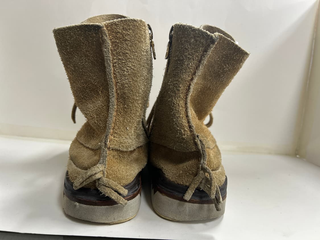 visvim 비즈빔 베이지 그리스목 지퍼 하이 부츠 275 상품이미지4