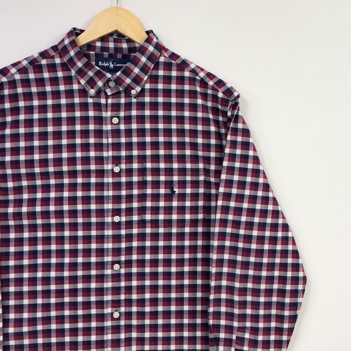 105 폴로 옥스포드 체크 셔츠 상품이미지1