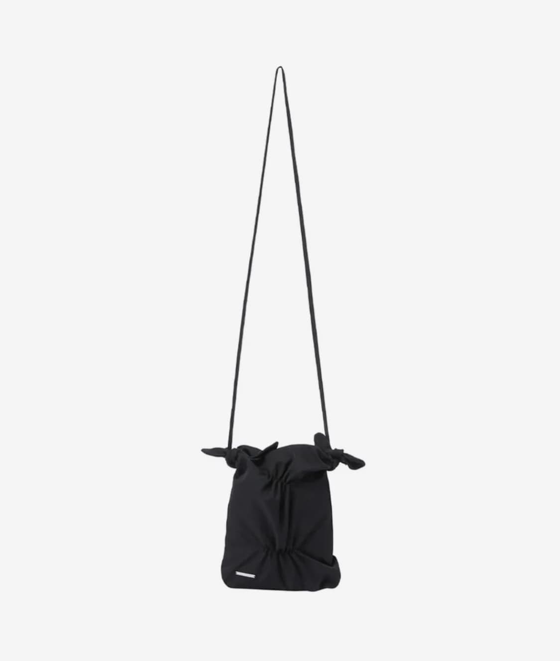 미세키서울 Shirring mini cross bag BLACK 가방 상품이미지2