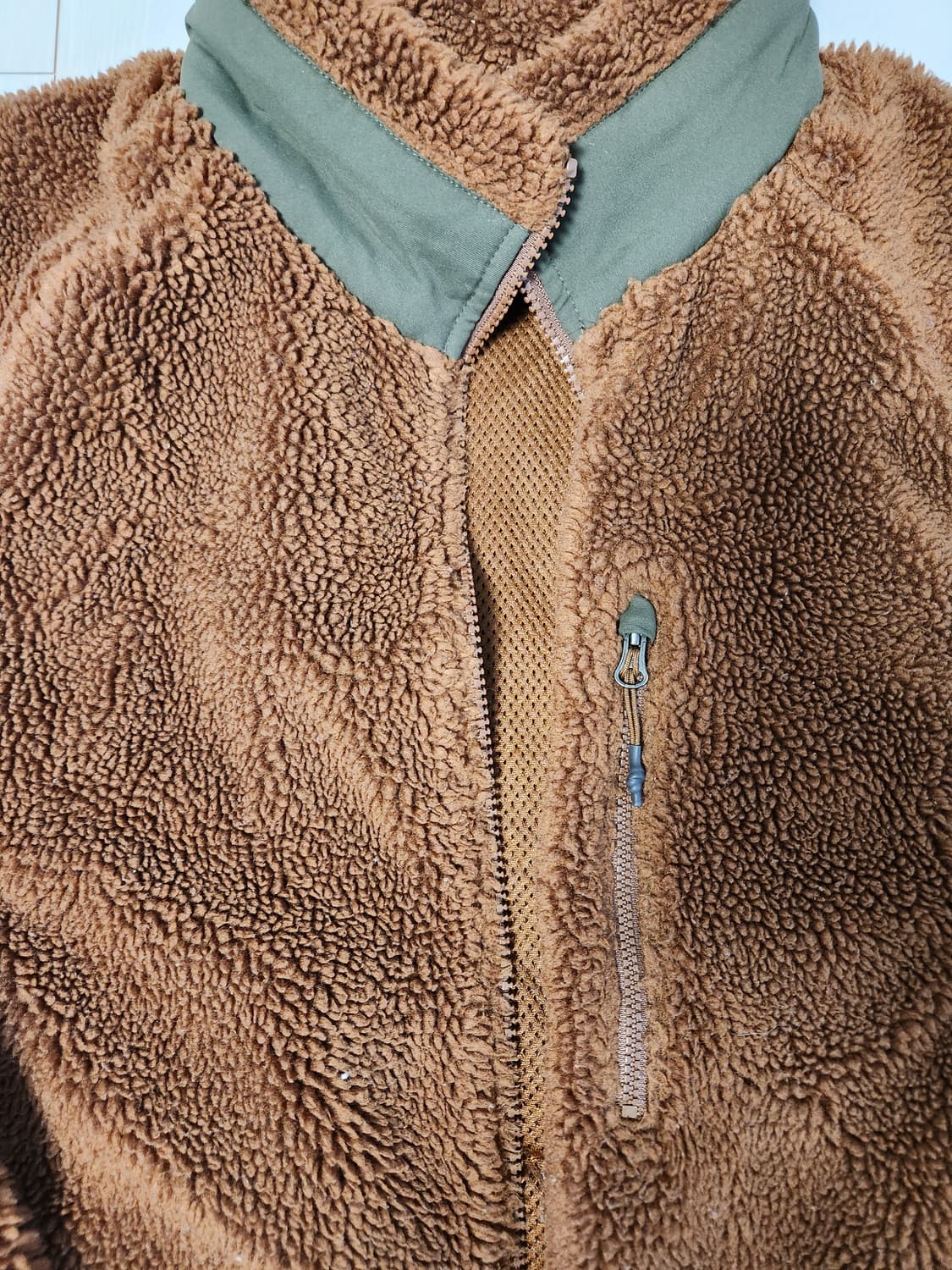 새상품급)코오롱스포츠 여성 긴기장 롱플리스자켓 사이즈100
 상품이미지6