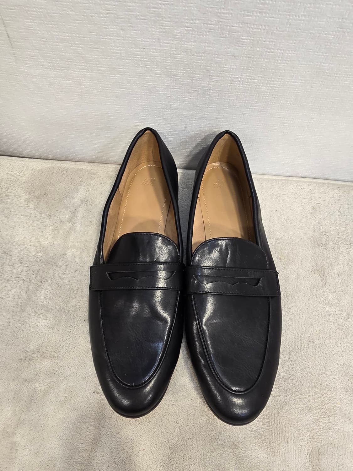 거의새거) H&M 블랙 페니 로퍼 250~255 상품이미지2