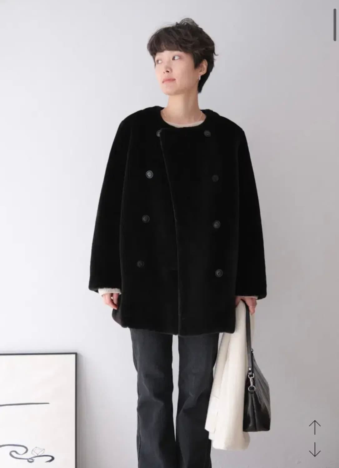 더버터크림 퍼자켓 (정가 204,000원) 상품이미지2