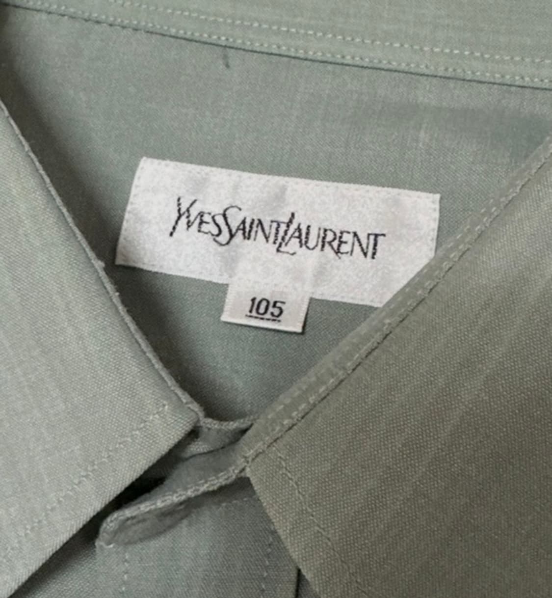 YSL 입생로랑 로고 미니멀 셔츠 상품이미지5