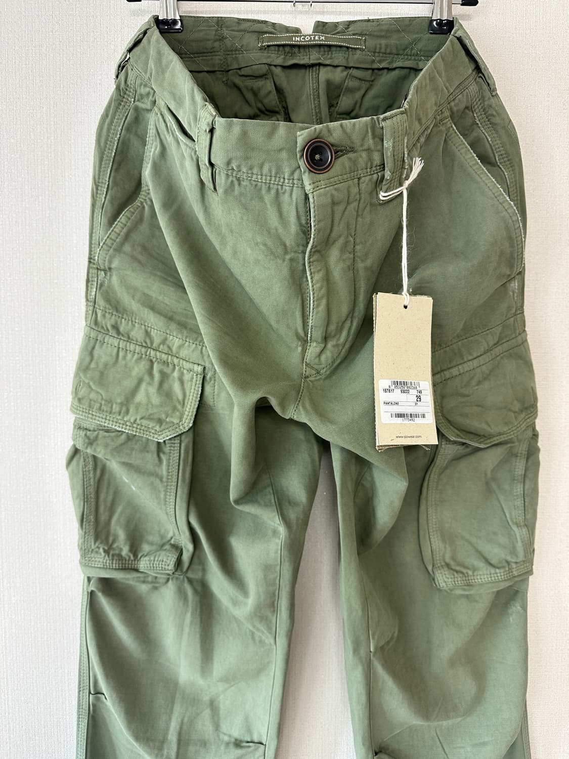 인코텍스(INCOTEX) / 슬림카고팬츠 / 29 / 새상품 상품이미지8