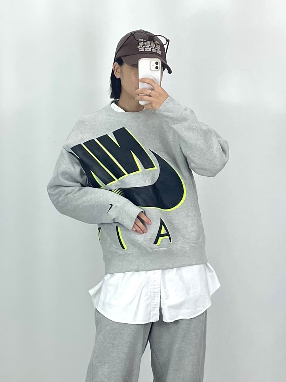  [XL]나이키 킴존스 그레이 맨투맨 CK9798 상품이미지1