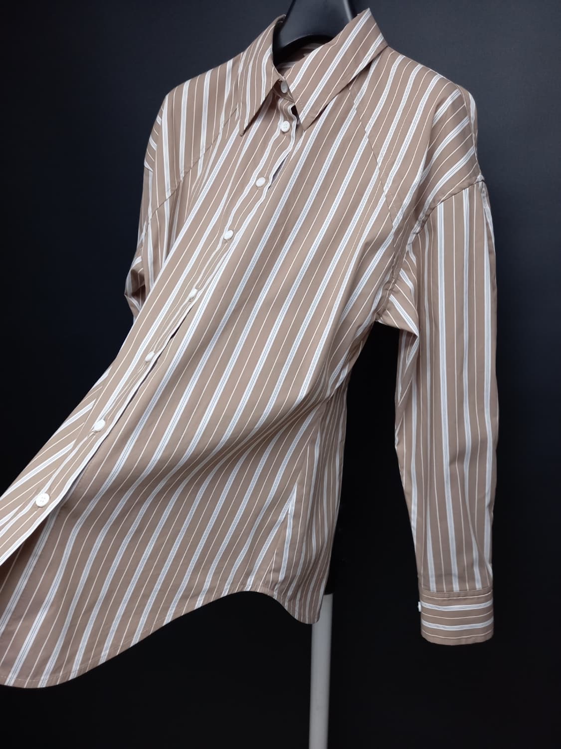 새 오르 ORR 춘추 스트라이프 남방블라우스 55 상품이미지5