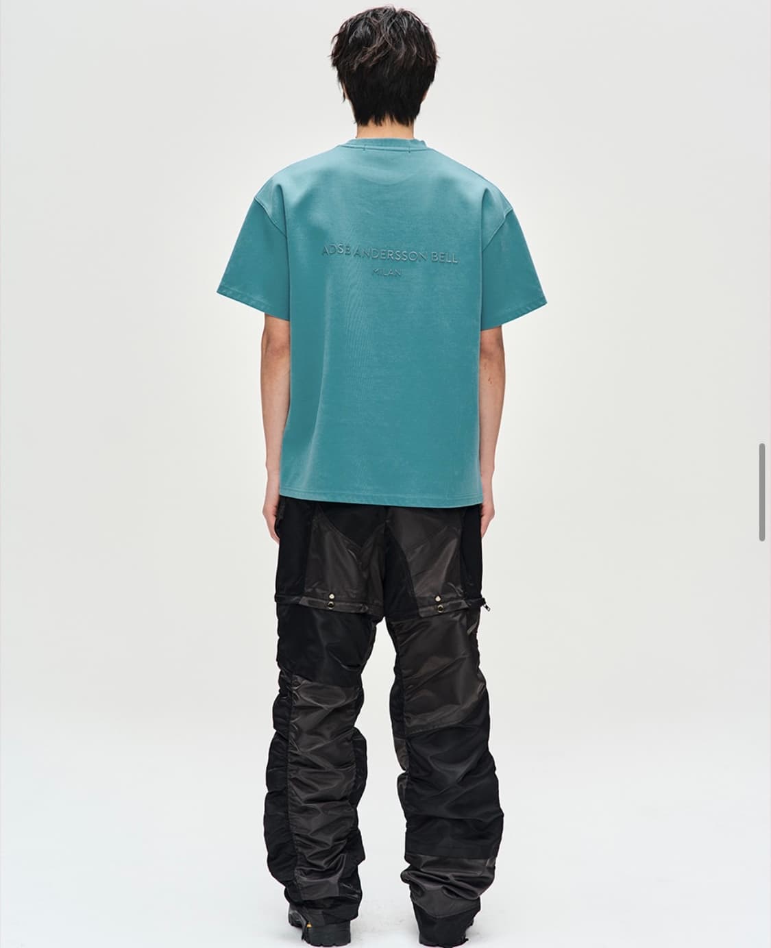 하자없음) 앤더슨벨 스툴 유니섹스 스툴 패치 로고 티셔츠 XL 상품이미지8