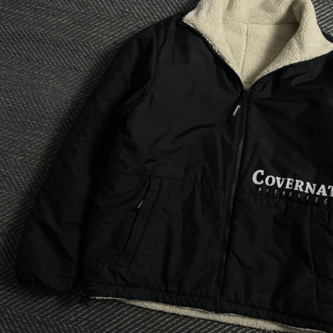 커버낫 빅로고 리버시블 플리스 자켓y 4626 상품이미지4