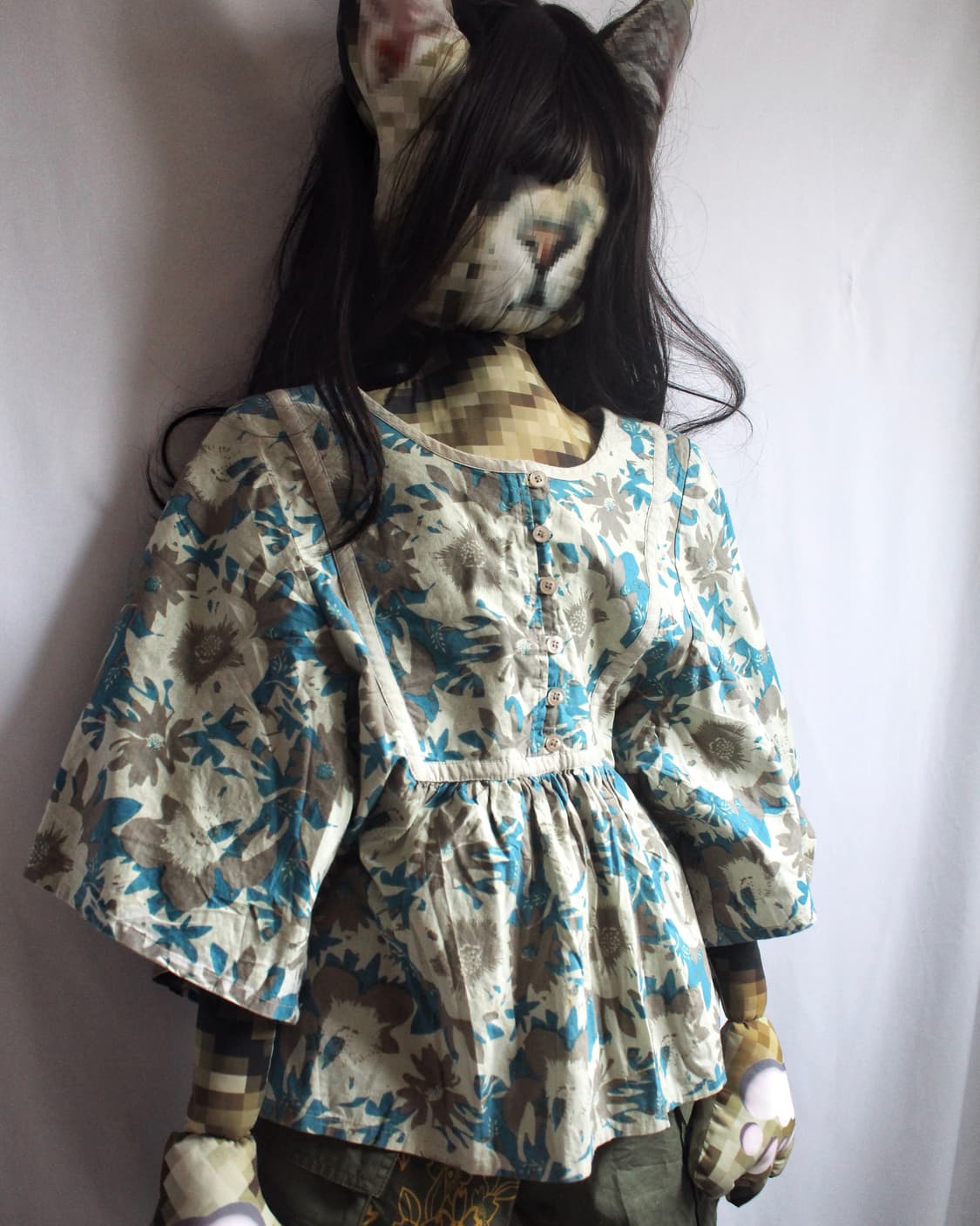 matcha- flower oriental top 상품이미지3