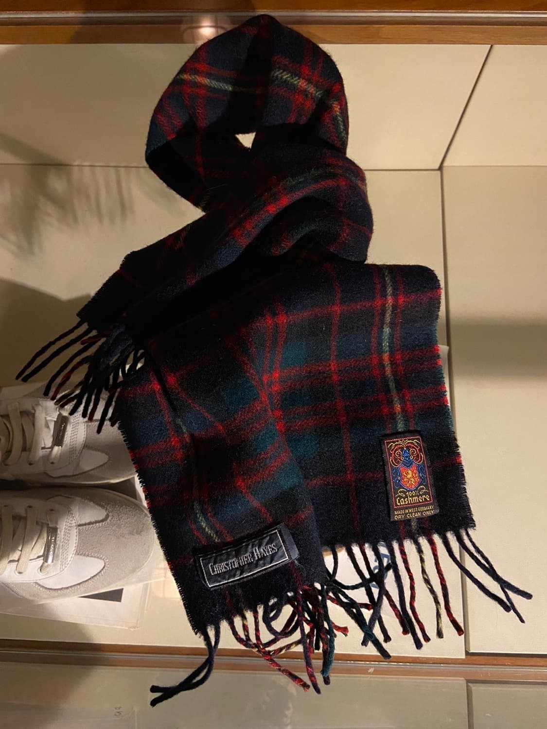 크리스토퍼 헤이즈 캐시미어 머플러 상품이미지1