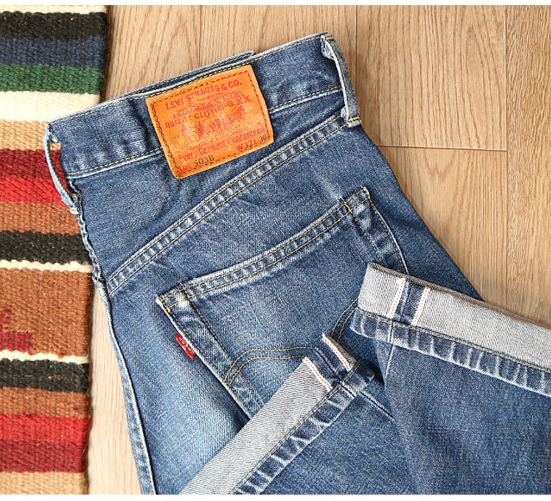 일본판 90s levis 리바이스 LVC 503BXX 빅E 셀비지 데님  상품이미지1