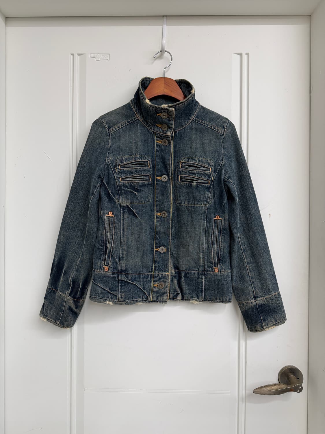 일본빈티지 블루블루 빈티지 데님자켓 상품이미지4