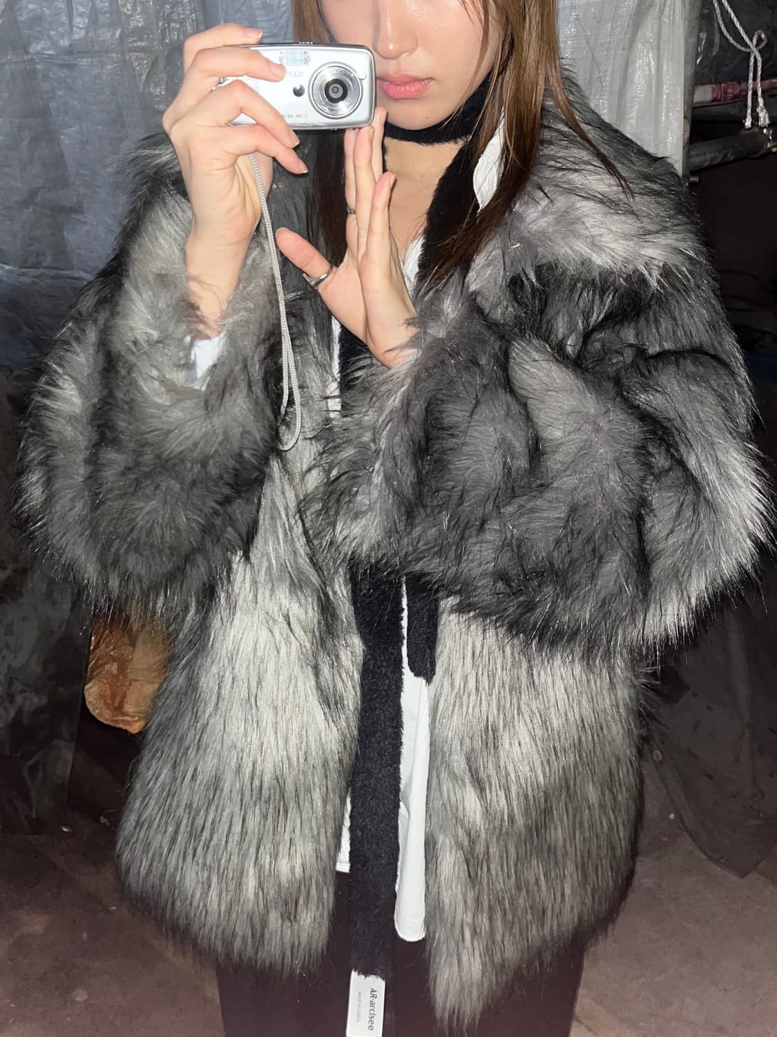 퍼 자켓 fur jacket brown 상품이미지7