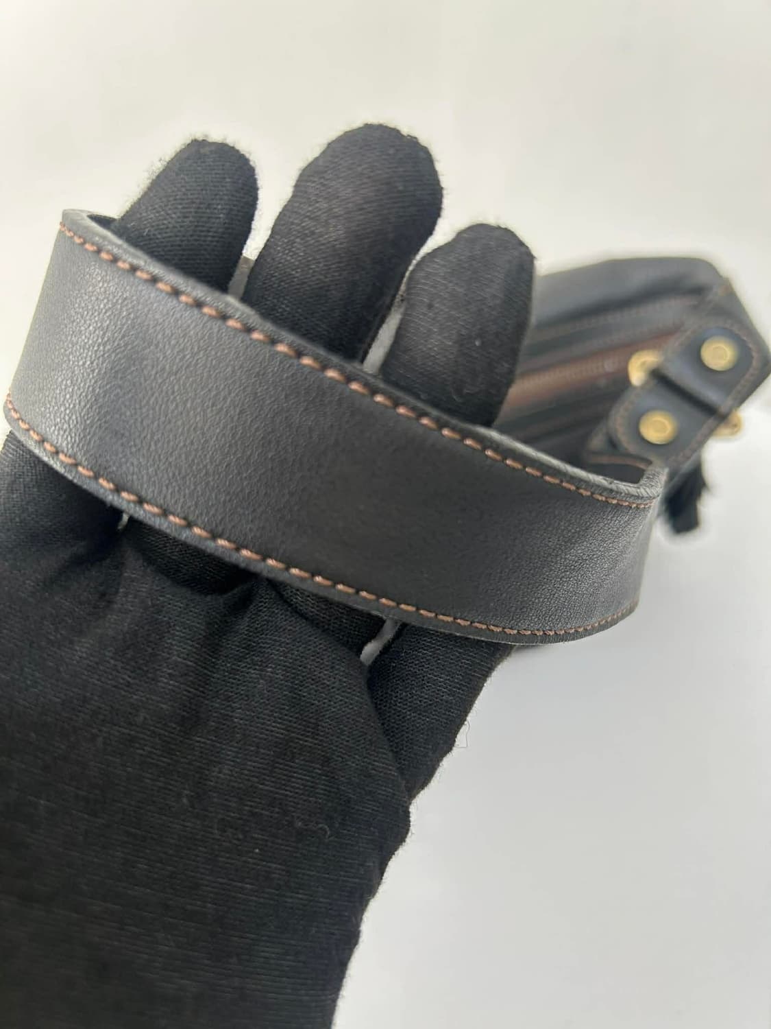 러브캣 테슬 버킷 가죽 호보 숄더백 상품이미지8