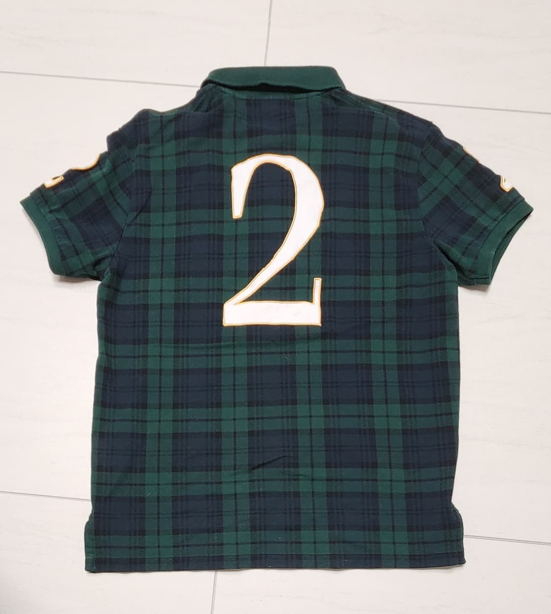 폴로 빅포니 골드 블랙워치 그린 채크 치프키프 pk L 상품이미지5