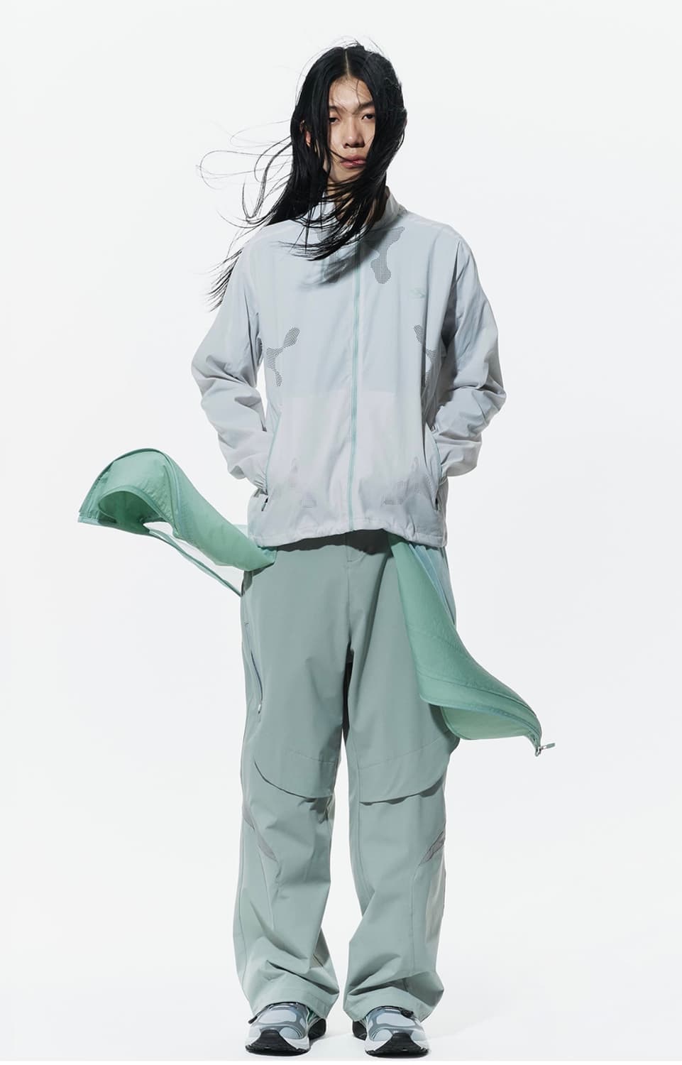 산산기어 24ss 스프로켓 홀 자켓 라이트 그레이 1사이즈 상품이미지2