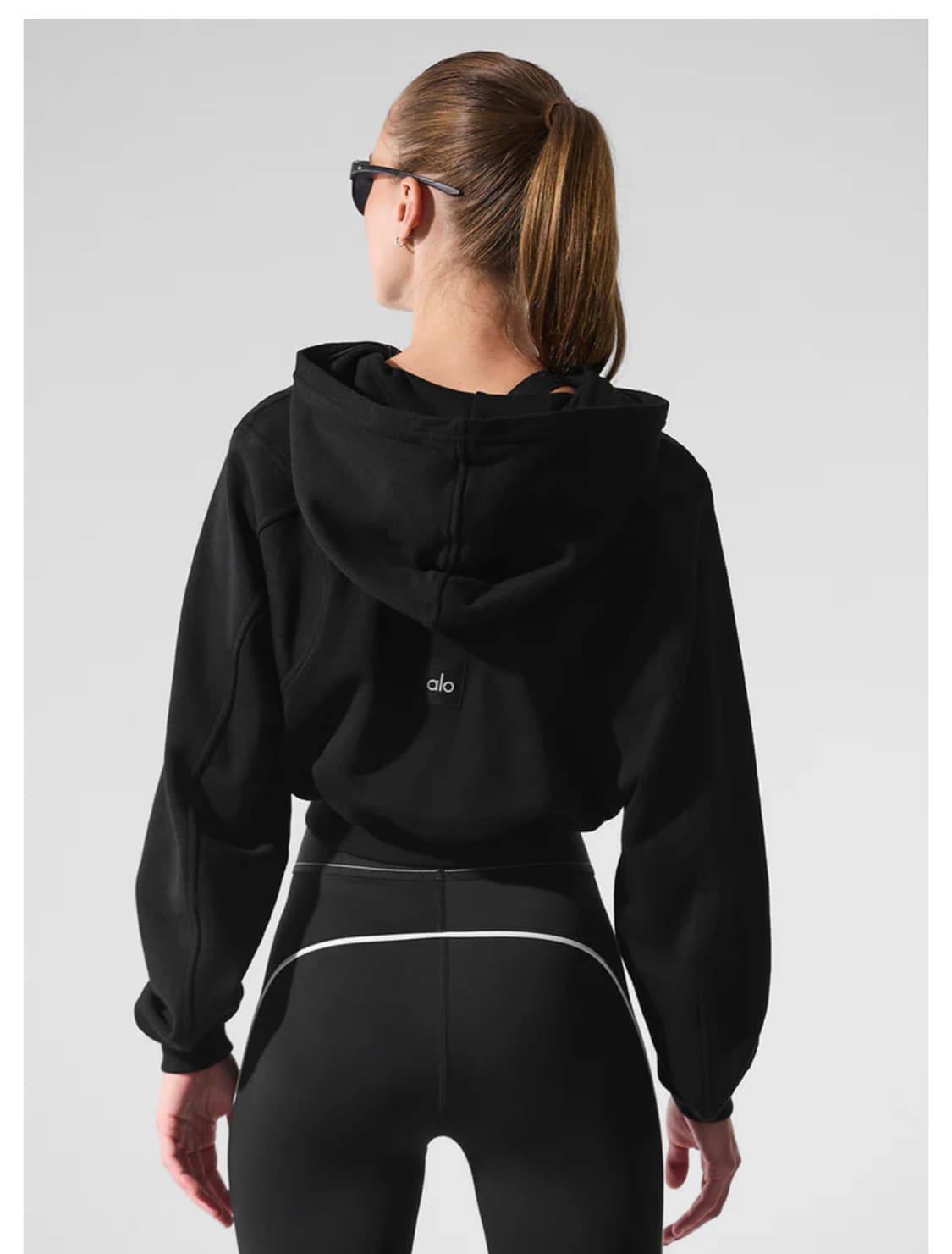 Alo 알로 크롭 후드집업 상품이미지1