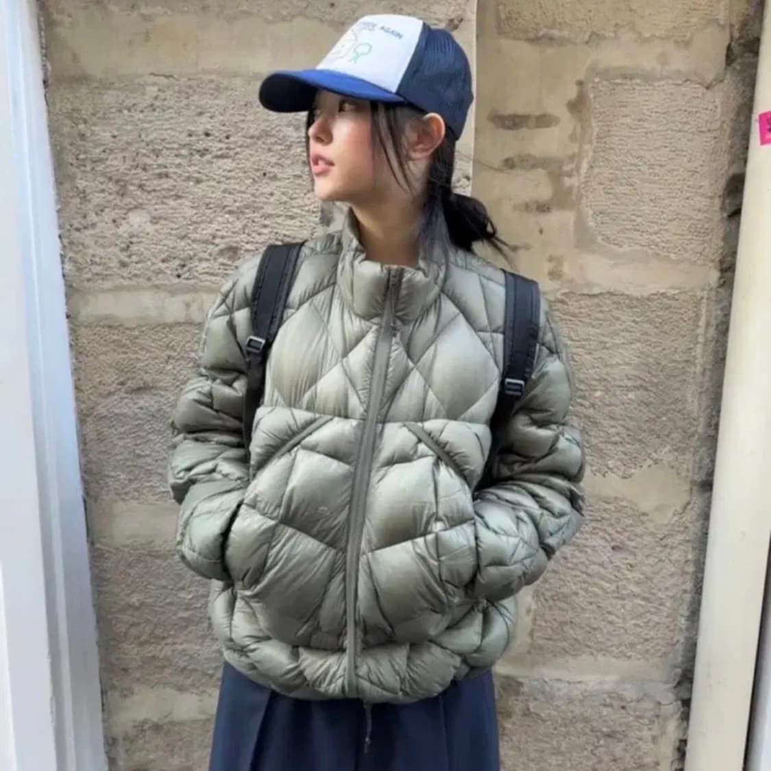 Roa 로아 패딩 그레이 L 강해린패딩 상품이미지1