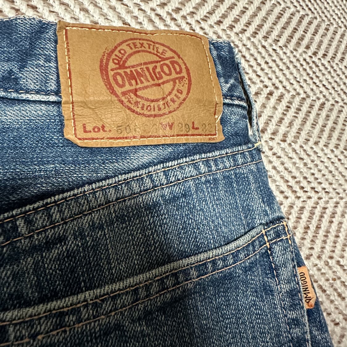 OMNIGOD japan made vintage denim pants 상품이미지3