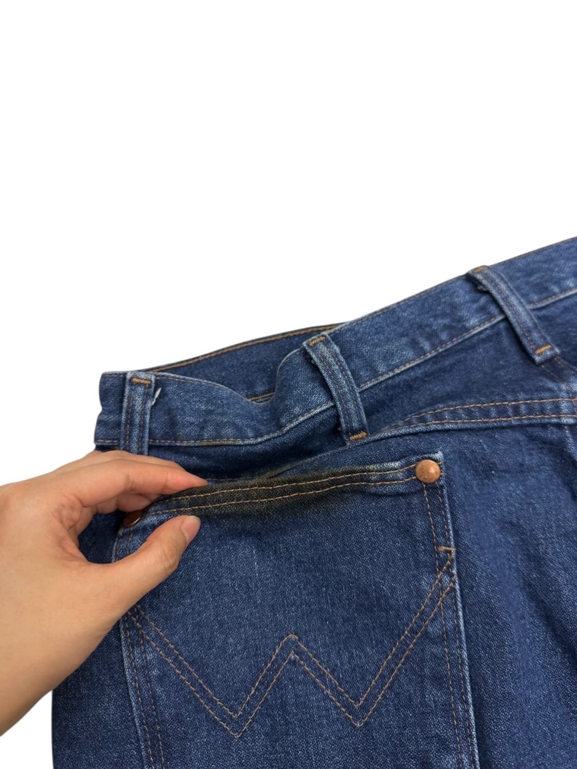 랭글러 카우보이컷 데님팬츠 새상품 (36)  상품이미지6