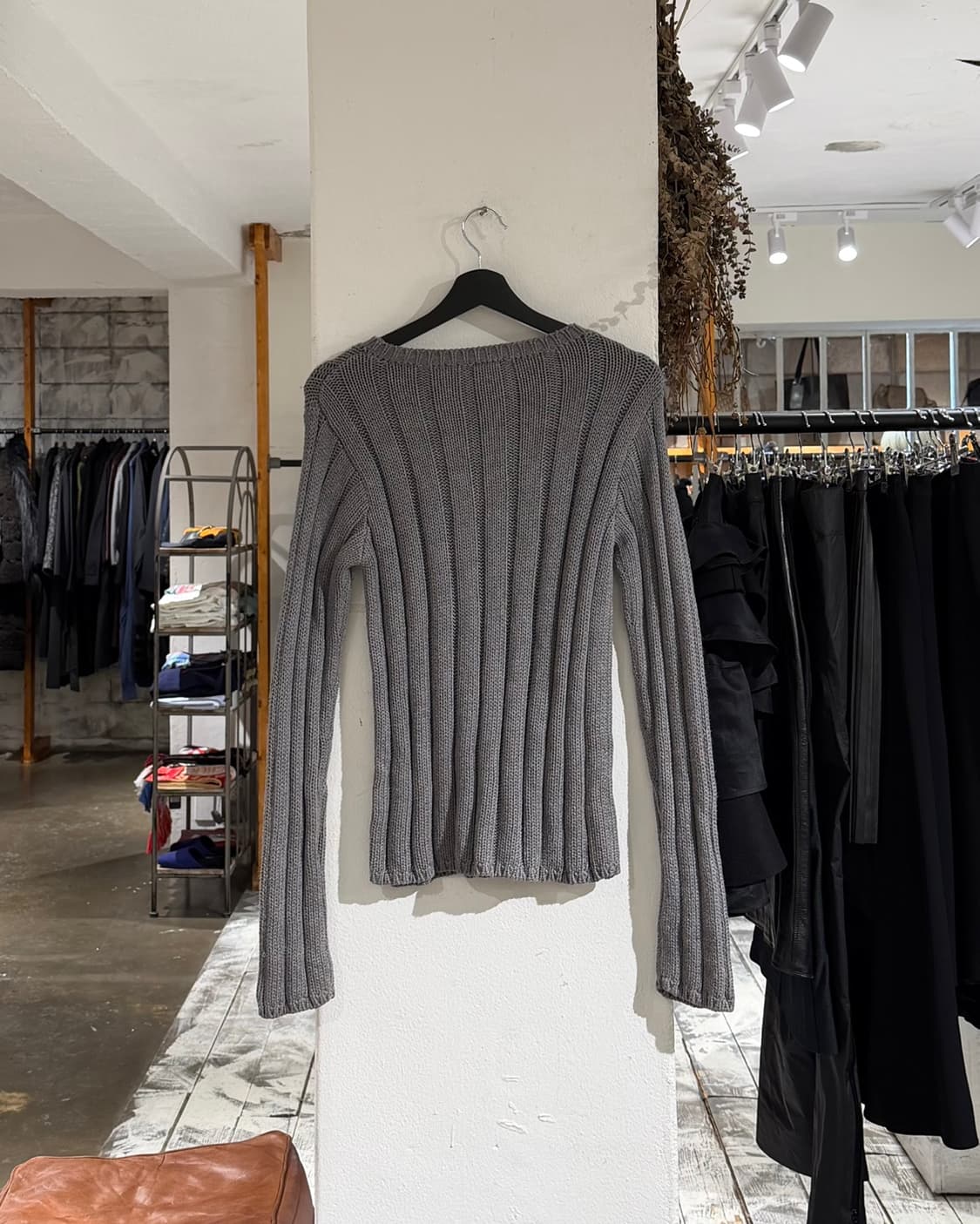 폴로 랄프로렌 진스 그레이 시그니처 아메리칸 플래그 니트 스웨터 상품이미지6