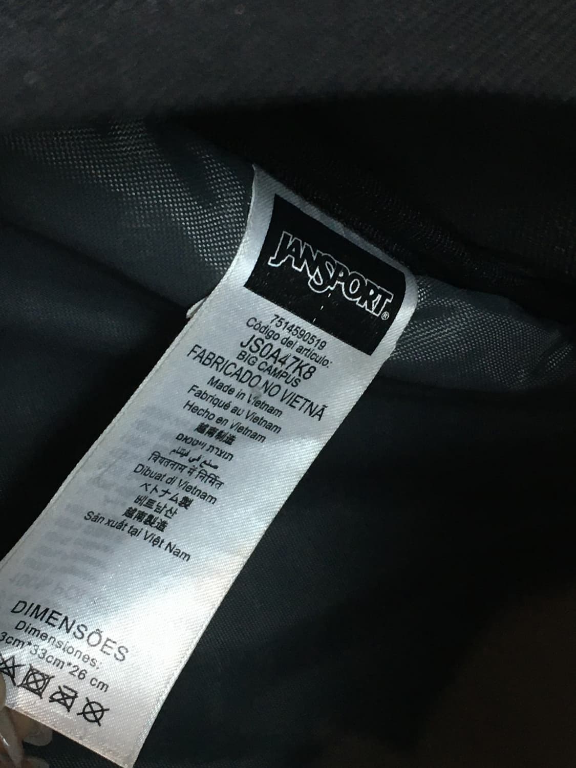 잔스포츠 빅캠퍼스 백팩 상품이미지8