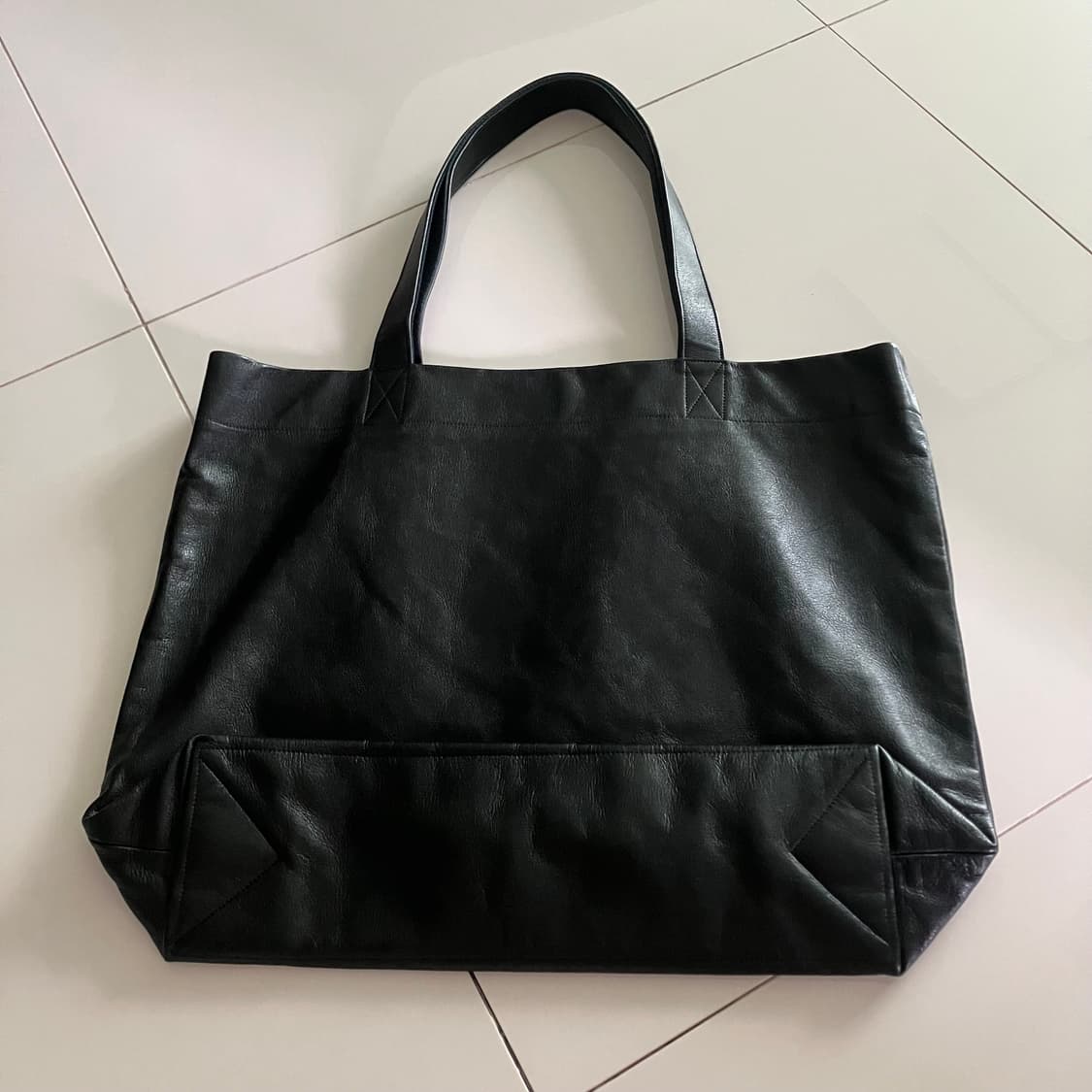 요지 야마모토(Yohji Yamamoto) 레더 토트백 상품이미지2