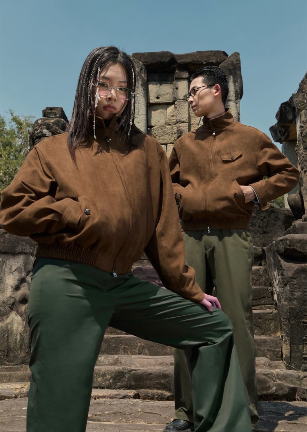 STU 에스티유 Women's Suede Jacket M 상품이미지3