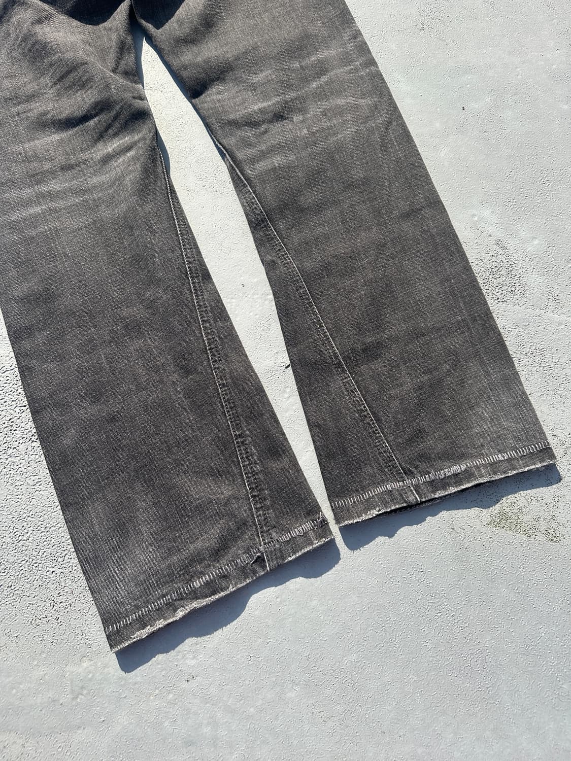 [31] 00s 리바이스 빈티지 흑청 데님 세미 부츠컷 상품이미지6