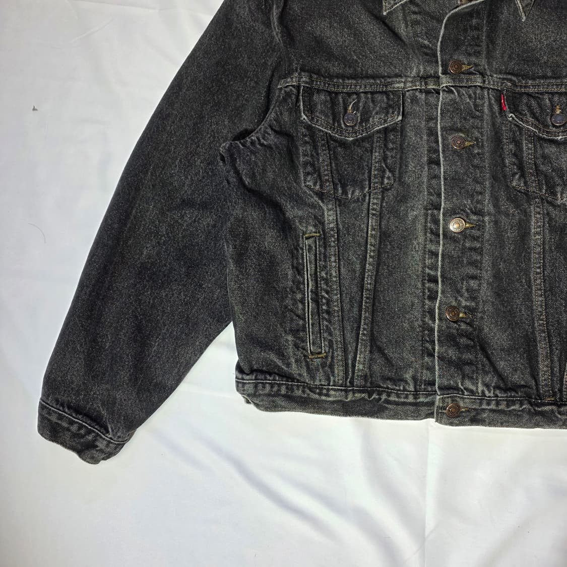 [XL]90s 리바이스 70503-02 블랙 트러커 자켓 상품이미지5