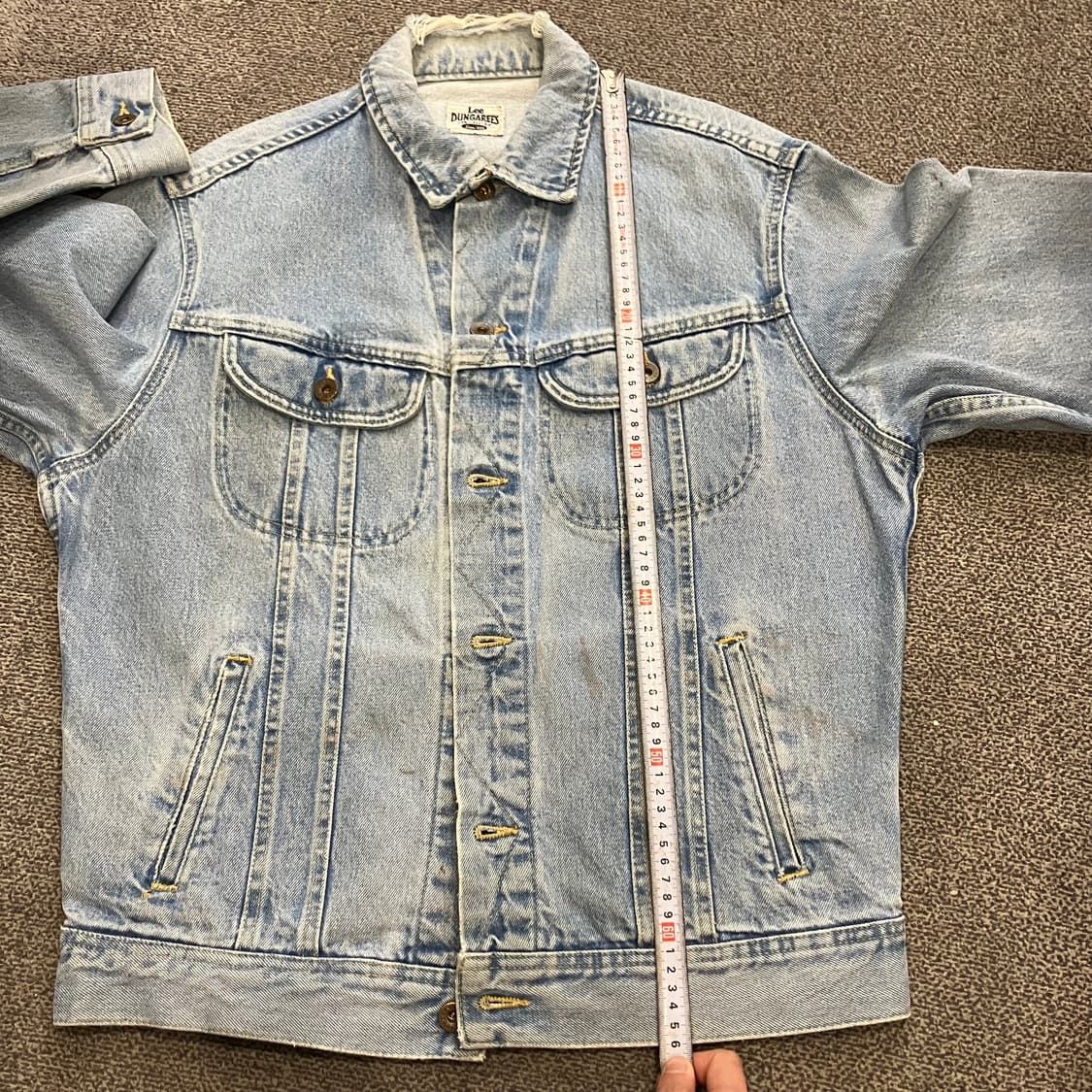 74 빈티지 lee 리 덩가리 데님 청자켓 상품이미지5