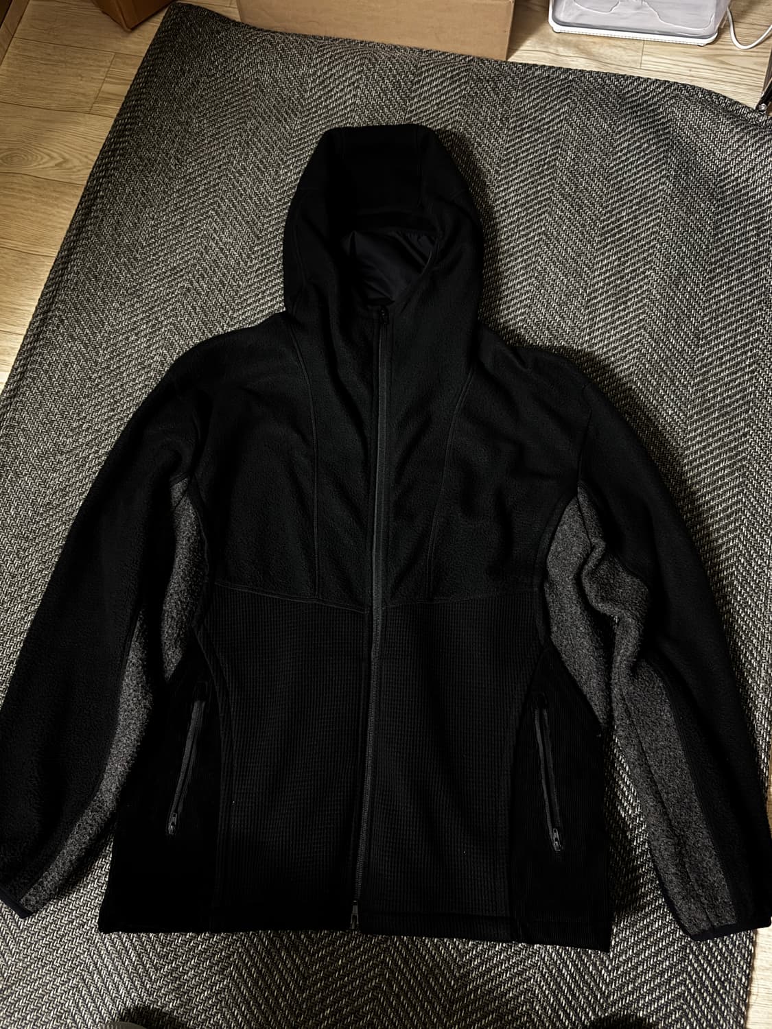 엑슬림 xlim ep.4 01 fleece jacket black 2  상품이미지6