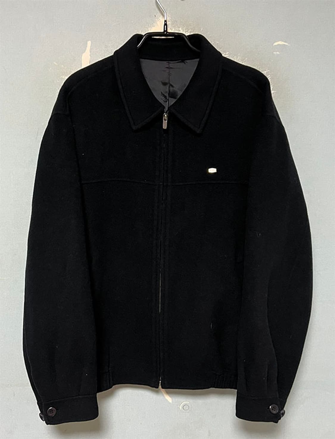 라코스테 남자 모직 블루종 캐시미어함유 블랙 L 100 상품이미지1