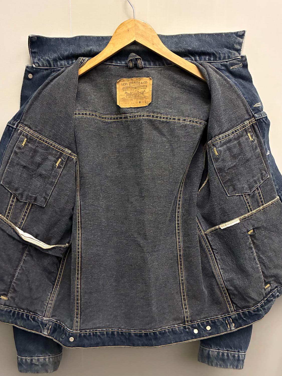 (100)빈티지 리바이스 66902 오렌지탭 3세대 데님 트러커자켓 상품이미지9