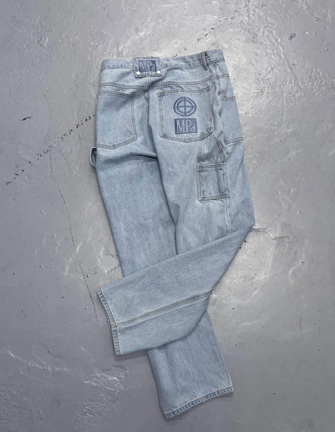 MPa PAINTER DENIM PANTS (STEEL BLUE) 상품이미지1