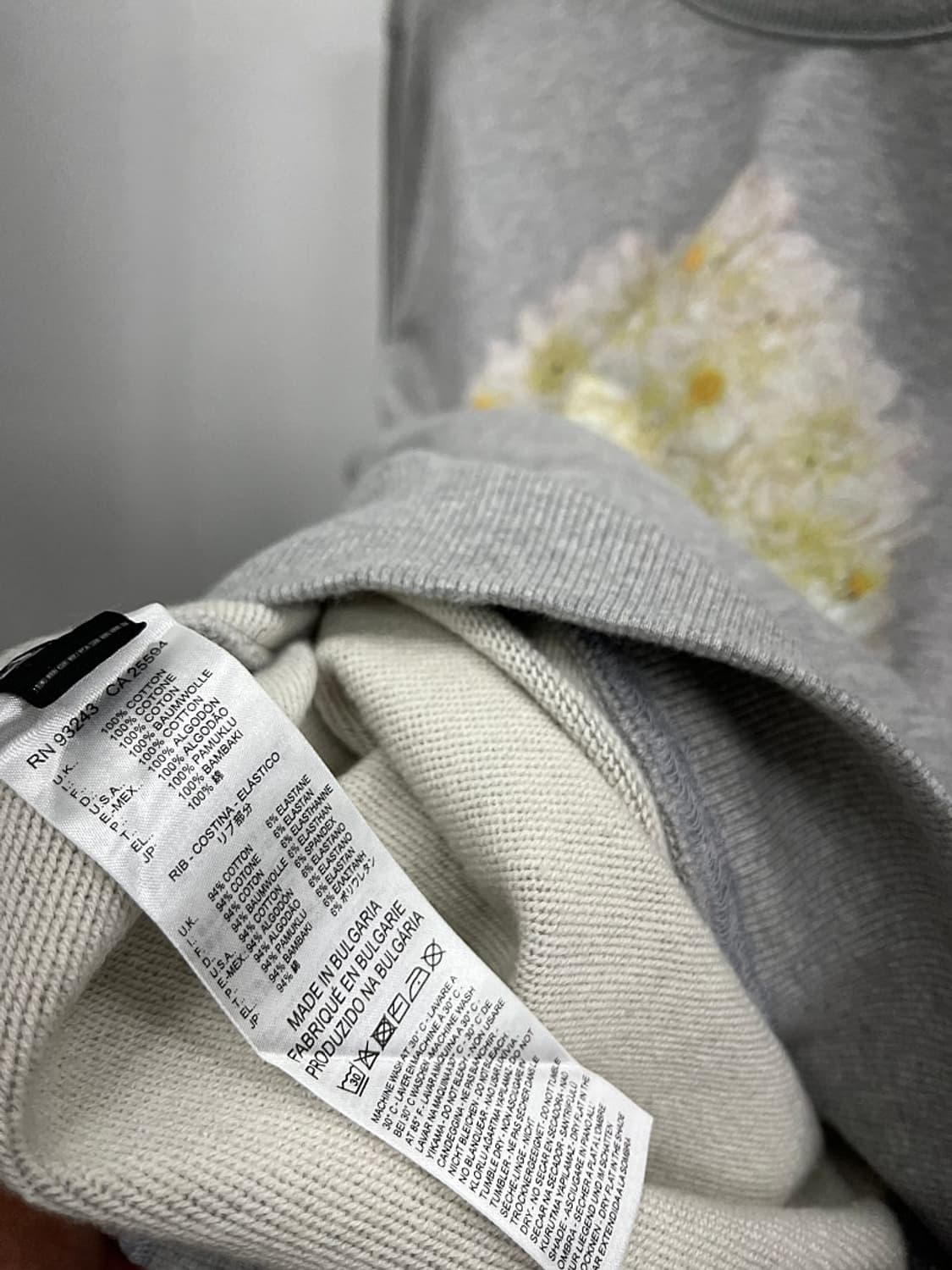 100-105) 디젤 스컬플라워 맨투맨  상품이미지4