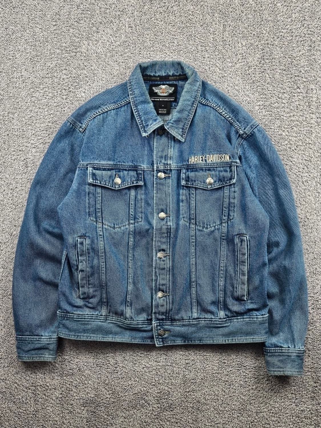 할리데이비슨 바앤실드 데님 트러커 자켓 ( M ) / 11584 상품이미지2