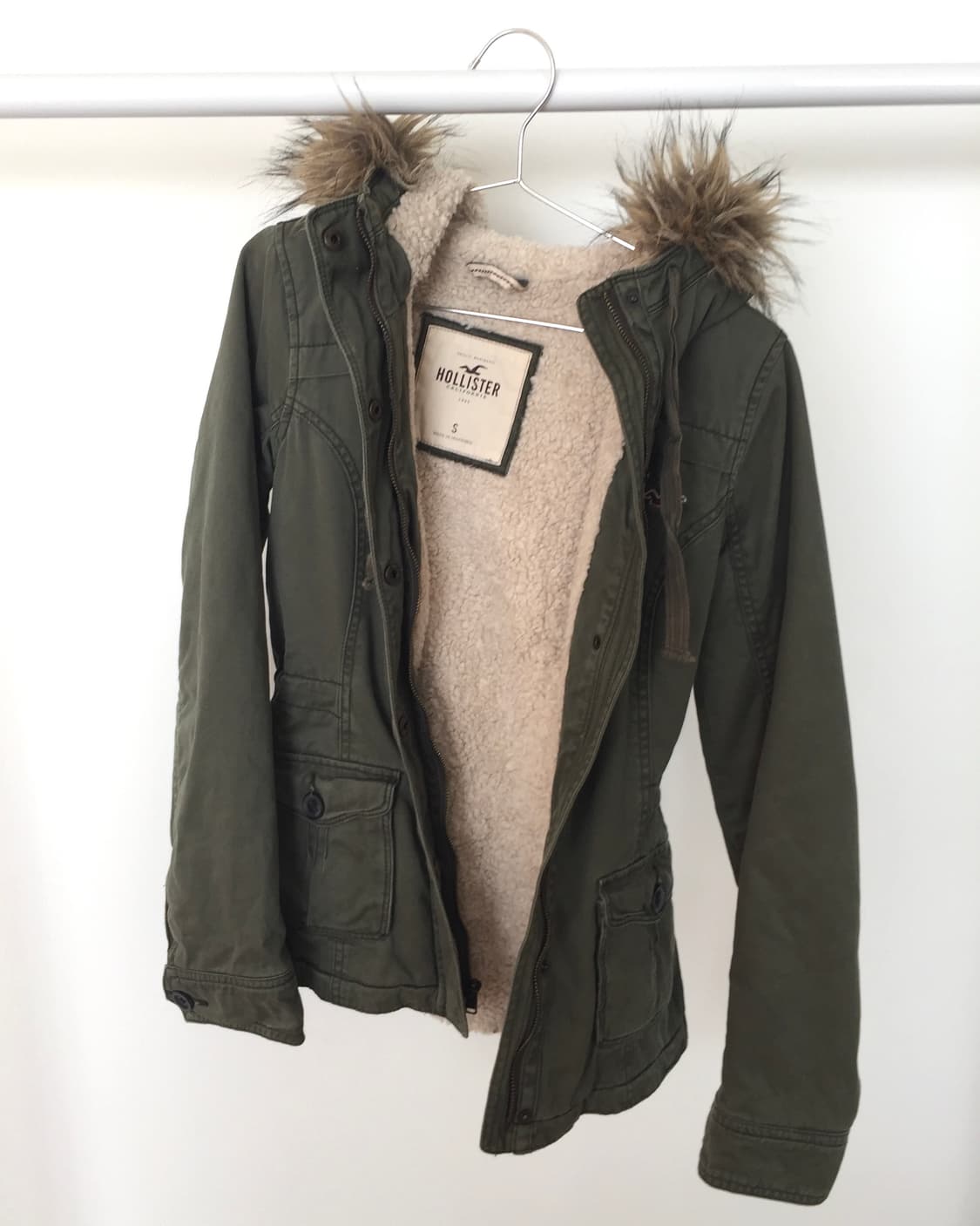 Hollister 홀리스터 00s 퍼 트리밍 자켓 상품이미지2